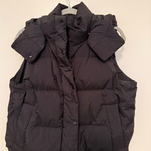 Lululemon Black WunderPuffer Vest Jacket